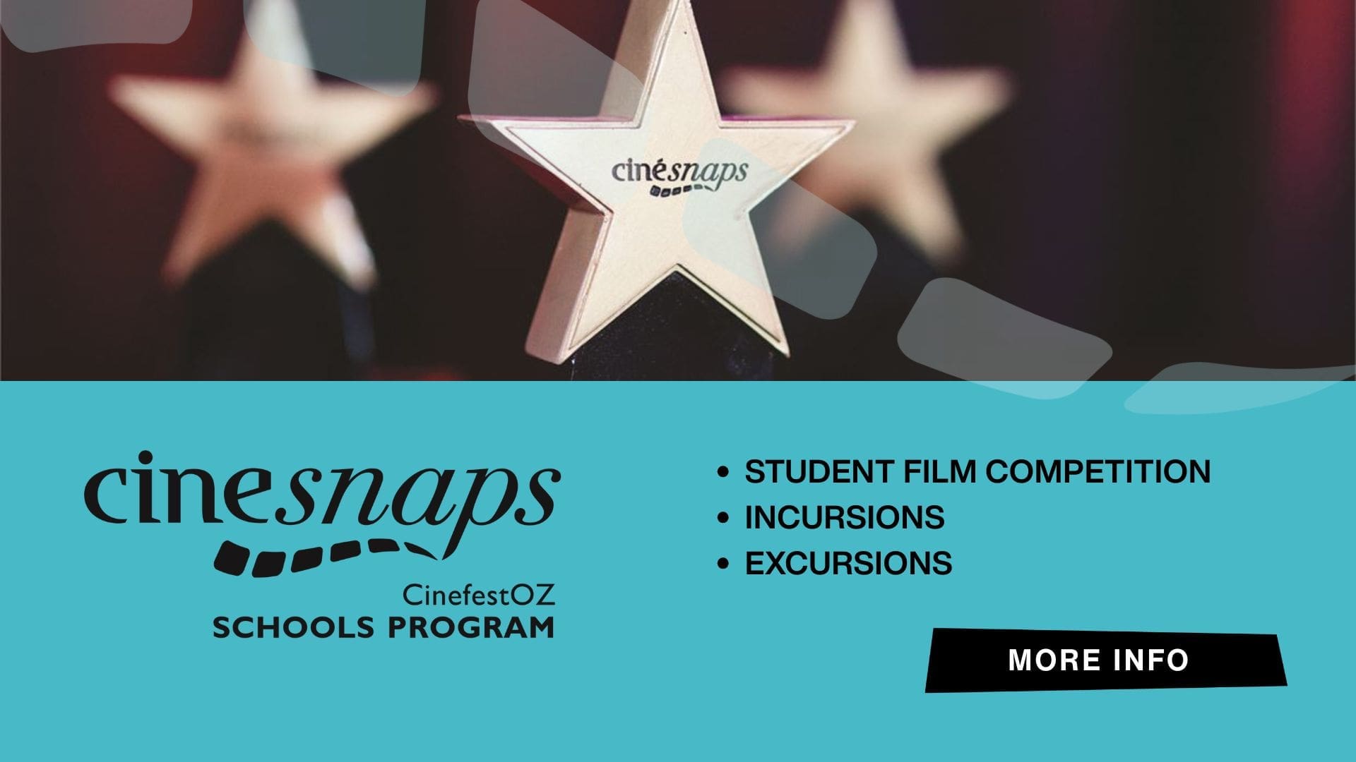 Slide Advertising The Cinefest Schools Program