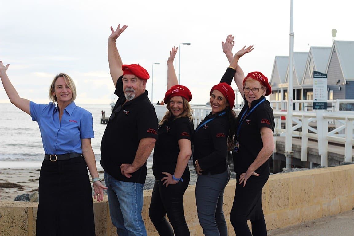 Photo Of Volunteers With Rio Tinto Worker